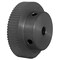 B&B Manufacturing 72-2P06-6A3, Timing Pulley, Aluminum, Clear Anodized,  72-2P06-6A3 - alternate 1